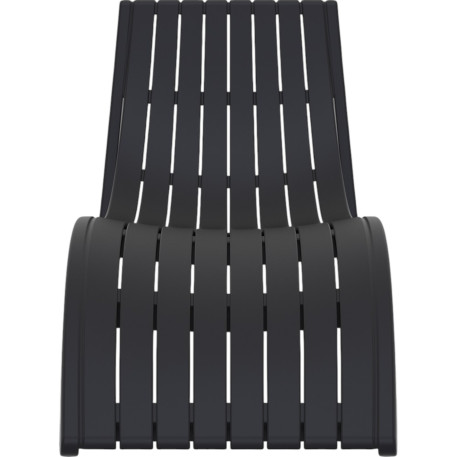 Шезлонг Siesta Slim Black2
