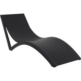 Шезлонг Siesta Slim Black