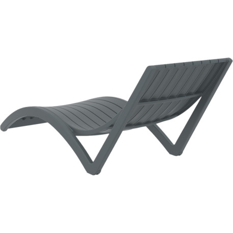 Шезлонг Siesta Slim Dark Grey3