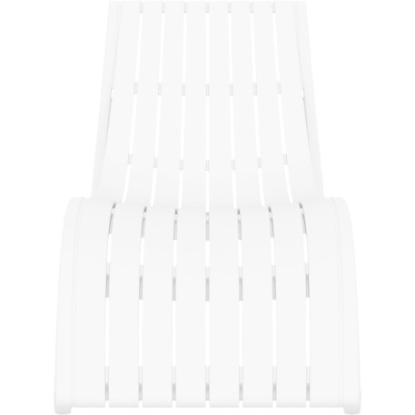 Шезлонг Siesta Slim White2