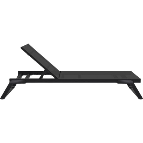 Шезлонг Siesta Tropic Black Black1