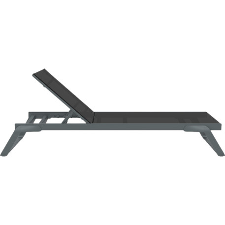 Шезлонг Siesta Tropic Dark Grey Black1