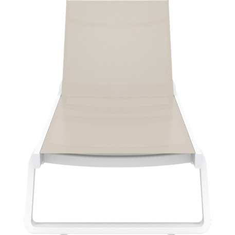Шезлонг Siesta Tropic White Taupe4