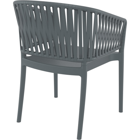 Стул Siesta Portofino Armchair Dark Grey3