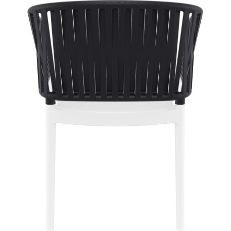 Стул Siesta Portofino Armchair White Black4