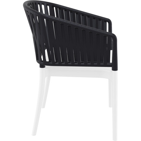 Стул Siesta Portofino Armchair White Black1