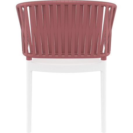 Стул Siesta Portofino Armchair White Marsala4