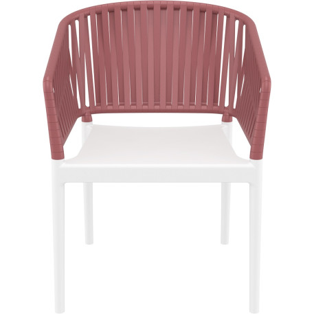 Стул Siesta Portofino Armchair White Marsala2