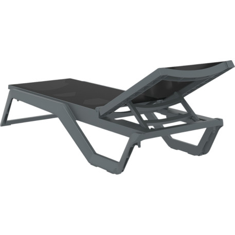Шезлонг Siesta Rio Pro Dark Grey Black3