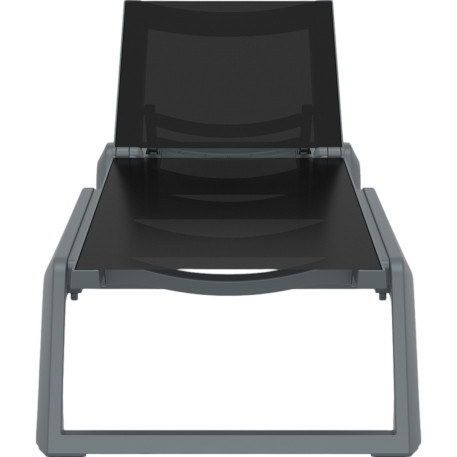 Шезлонг Siesta Rio Pro Dark Grey Black2