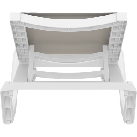 Шезлонг Siesta Rio Pro White Taupe4