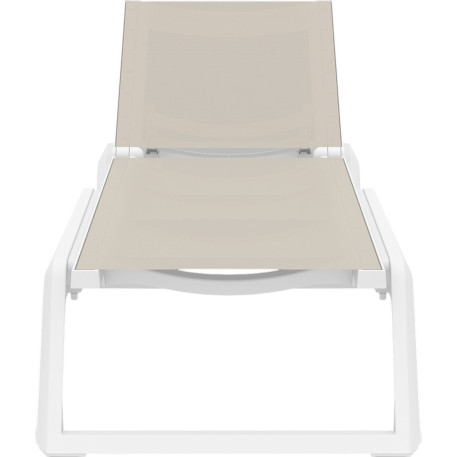 Шезлонг Siesta Rio Pro White Taupe2