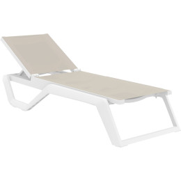 Шезлонг Siesta Rio Pro White Taupe