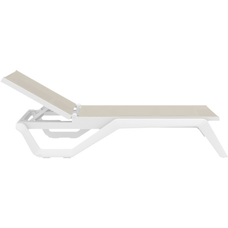 Шезлонг Siesta Rio Pro White Taupe1