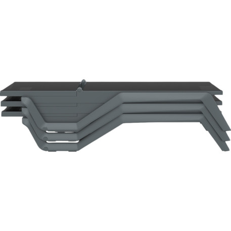 Шезлонг Siesta Rio Pro Dark Grey Black5