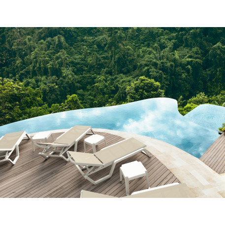 Шезлонг Siesta Rio White Blue11