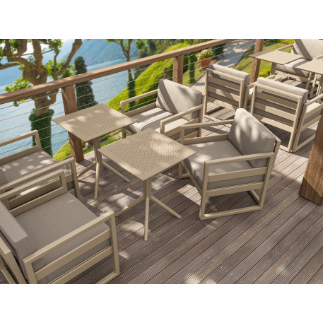 Cтол Siesta Sky Folding Table 60 Taupe14