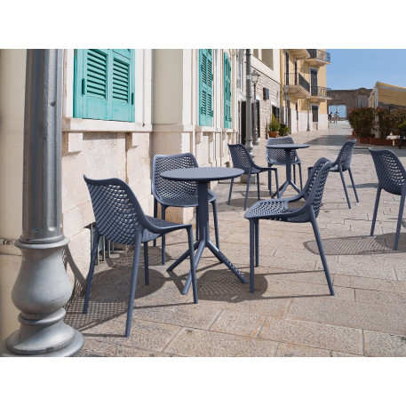 Cтол круглый Siesta Sky Folding Table 60 Dark Grey10