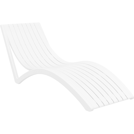 Комплект 2 шезлонга Siesta Slim + Стол Siesta Ocean Side Table - White5