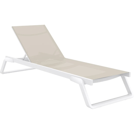 Комплект 2 шезлонга Siesta Tropic + Стол Siesta Ocean Side Table - White Taupe4