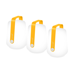 Набір вуличних світильників FERMOB Set Of 3 Balad H12 Honey Жовтий