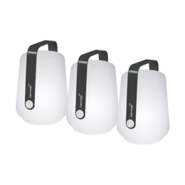 Набір вуличних світильників FERMOB Set Of 3 Balad H12 Anthracite Антрацит