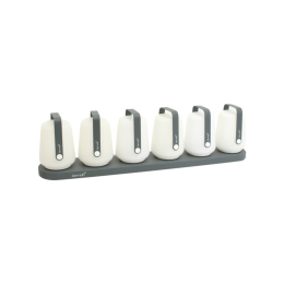 Набір вуличний світильників FERMOB Set Of 6 Balad H12 Storm Grey Сірий