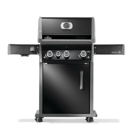 Газовый гриль Napoleon Rogue PRO 425 с боковой горелкой SIZZLE ZONE, черный