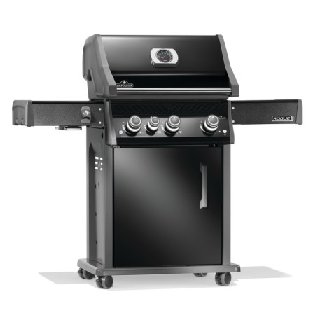 Газовый гриль Napoleon Rogue PRO 425 с боковой горелкой SIZZLE ZONE, черный1