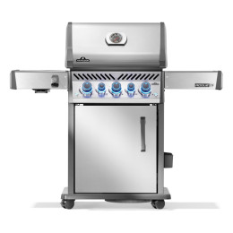 Газовый гриль Napoleon Rogue PRO-S 425, нержавеющая сталь, с боковой горелкой SIZZLE ZONE