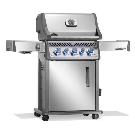 Газовый гриль Napoleon Rogue PRO-S 425, нержавеющая сталь, с боковой горелкой SIZZLE ZONE1