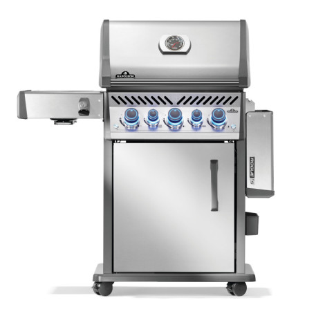 Газовый гриль Napoleon Rogue PRO-S 425, нержавеющая сталь, с боковой горелкой SIZZLE ZONE2