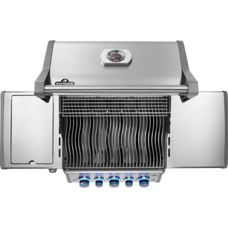 Газовый гриль Napoleon Rogue PRO-S 425, нержавеющая сталь, с боковой горелкой SIZZLE ZONE4