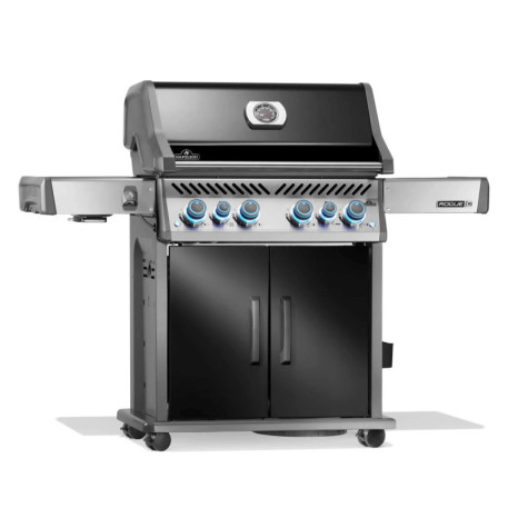 Газовый гриль Napoleon Rogue PRO-S 525, черный, с боковой горелкой SIZZLE ZONE, РОЖЕН В КОМПЛЕКТЕ1