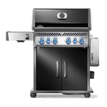 Газовый гриль Napoleon Rogue PRO-S 525, черный, с боковой горелкой SIZZLE ZONE, РОЖЕН В КОМПЛЕКТЕ2