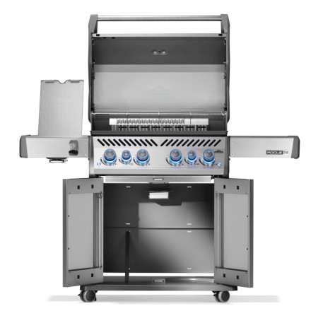 Газовый гриль Napoleon Rogue PRO-S 525, нержавеющая сталь, с боковой горелкой SIZZLE ZONE, РОЖЕН В КОМПЛЕКТЕ2