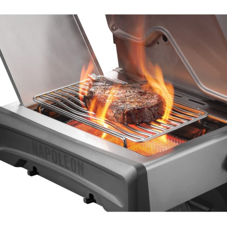 Газовый гриль Napoleon Rogue PRO-S 525, нержавеющая сталь, с боковой горелкой SIZZLE ZONE, РОЖЕН В КОМПЛЕКТЕ6