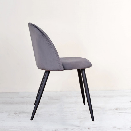 Стул Varna Velvet Серый1